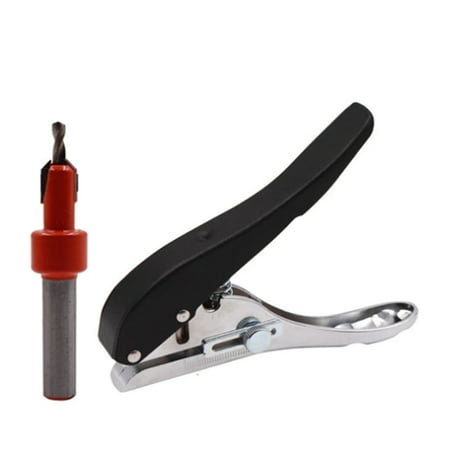 2Pcs Woodworking Tool Plier Card Hole Punch Set Paper Screw Cover with Countersink Drill 3.2mm Adjustable Position
2Pcs Woodworking Tool Plier Card Hole Punch Set Paper Screw Cover with Countersink Drill 3.2mm Adjustable Position