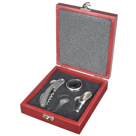 Wine Opener Set Manual Red Wine Bottle Opener Wine Pourer Vacuum Wine Stopper Foil Cutter 4 Pieces set Shrimp--Paper Cutter
Wine Opener Set Manual Red Wine Bottle Opener Wine Pourer Vacuum Wine Stopper Foil Cutter 4 Pieces set Shrimp--Paper Cutter