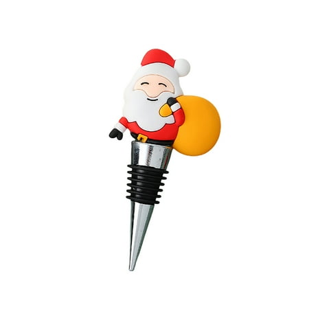 XIEC Leak-proof Christmas Wine Stopper Food Grade Creative Cartoon Fresh-keeping Santa Claus Wine Bottle Plug Party Supplies
XIEC Leak-proof Christmas Wine Stopper Food Grade Creative Cartoon Fresh-keeping Santa Claus Wine Bottle Plug Party Supplies