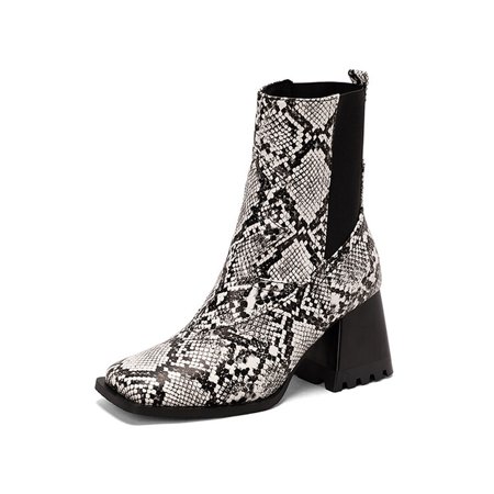 Avamo Womens Fashion Chelsea Boot Pull On Chunky Heeled Boots Formal Block Heel Dress Shoes Snake Pattern 4.5
Avamo Womens Fashion Chelsea Boot Pull On Chunky Heeled Boots Formal Block Heel Dress Shoes Snake Pattern 4.5
