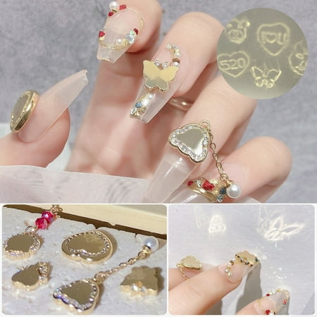 Nail Chain Pendant Non-Fading 3D Effect Gloss Art Mirror Projection Zircon Jewelry Butterfly Bear Love Heart Pendant for Manicure
Nail Chain Pendant Non-Fading 3D Effect Gloss Art Mirror Projection Zircon Jewelry Butterfly Bear Love Heart Pendant for Manicure