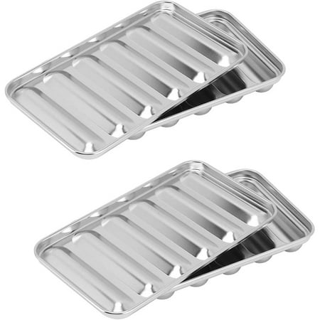 2 Pack Stainless Steel Sausage Mold 6 Cavity Hot Dog Mold Sausage Mould Supplement Meat Sausage Mold
2 Pack Stainless Steel Sausage Mold 6 Cavity Hot Dog Mold Sausage Mould Supplement Meat Sausage Mold
