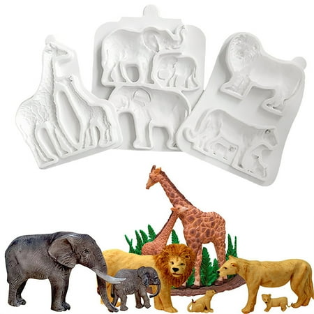 Fogcroll Fondant Mold Flexible Non-stick Silicone Jungle Animal Mousse Fondant Mold for Cake Shop
Fogcroll Fondant Mold Flexible Non-stick Silicone Jungle Animal Mousse Fondant Mold for Cake Shop