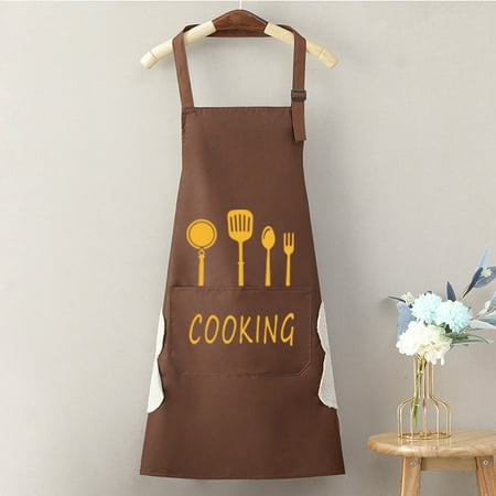 Homgreen Kitchen Apron with Hand Wipe Pockets,Big Pocket Hand-wiping Waterproof for Cooking Baking
Homgreen Kitchen Apron with Hand Wipe Pockets,Big Pocket Hand-wiping Waterproof for Cooking Baking