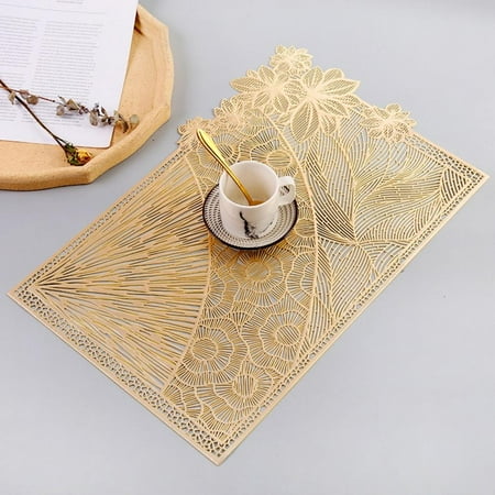 Hollow PVC Placemat Heat-Insulated Non-Slip Tableware Mat Kitchen Table Protecting Coaster Home Dining Table Decoration Pad
Hollow PVC Placemat Heat-Insulated Non-Slip Tableware Mat Kitchen Table Protecting Coaster Home Dining Table Decoration Pad