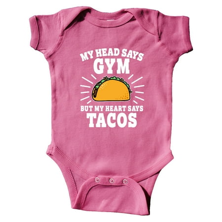 Inktastic My Head Says Gym But my Heart Says Tacos Gift Baby Boy or Baby Girl Bodysuit
Inktastic My Head Says Gym But my Heart Says Tacos Gift Baby Boy or Baby Girl Bodysuit