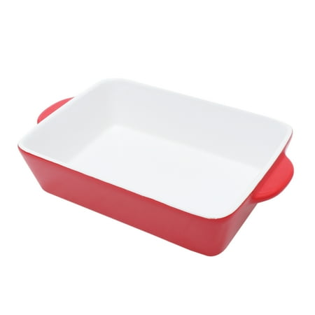 NUOLUX Oven Special Baking Tray Microwave Oven Special Baking Pan Ceramics Baking Tray Baking Utensils Red
NUOLUX Oven Special Baking Tray Microwave Oven Special Baking Pan Ceramics Baking Tray Baking Utensils Red
