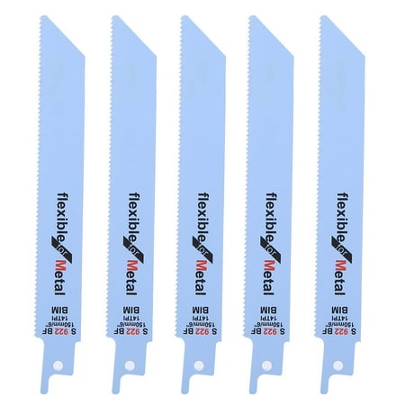 5Pcs Metal Reciprocating Saw Blade Woodworking Cutter Kit Power Tool 150mm / 5.9inS922BF
5Pcs Metal Reciprocating Saw Blade Woodworking Cutter Kit Power Tool 150mm / 5.9inS922BF