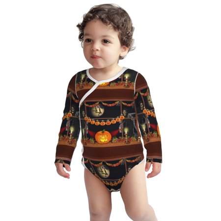 Fotbe Halloween Decoration Pattern Unisex-baby Long-sleeve Bodysuit Long Sleeve Bodysuits One-piece 100% Organic Cotton for Infant Baby Boys Unisex-2 Years
Fotbe Halloween Decoration Pattern Unisex-baby Long-sleeve Bodysuit Long Sleeve Bodysuits One-piece 100% Organic Cotton for Infant Baby Boys Unisex-2 Years