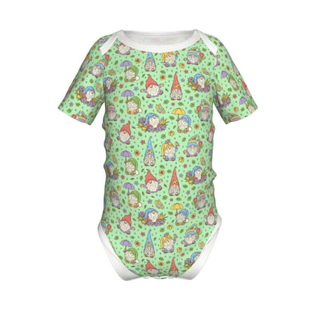 Lukts Spring Gnomes Print Baby Short Sleeve Romper Onesie for Newborn Baby Boys and Girls-9M
Lukts Spring Gnomes Print Baby Short Sleeve Romper Onesie for Newborn Baby Boys and Girls-9M