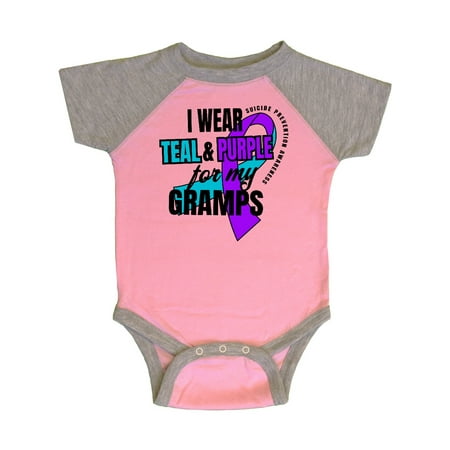 Inktastic Suicide Prevention I Wear Teal and Purple for My Gramps Gift Baby Boy or Baby Girl Bodysuit
Inktastic Suicide Prevention I Wear Teal and Purple for My Gramps Gift Baby Boy or Baby Girl Bodysuit