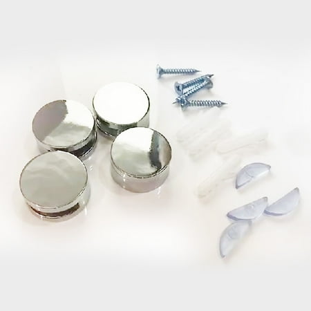 SUNFEX 4X Mirror Wall Clips Fixing Kit Frameless Clips Glass Bracket Mounting Hanging
SUNFEX 4X Mirror Wall Clips Fixing Kit Frameless Clips Glass Bracket Mounting Hanging