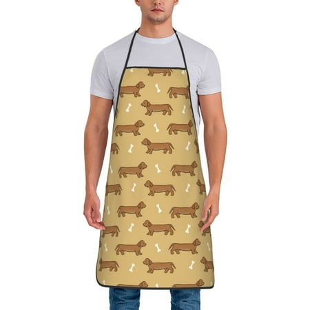 Adjustable Bib Apron - Brown Dachshund Dog Puppy Waterdrop Resistant Cooking Apron Kitchen Aprons for Men Women
Adjustable Bib Apron - Brown Dachshund Dog Puppy Waterdrop Resistant Cooking Apron Kitchen Aprons for Men Women