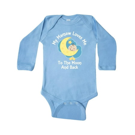 Inktastic Mamaw Grandma Loves Me girls boys Gift Baby Boy or Baby Girl Long Sleeve Bodysuit 
Inktastic Mamaw Grandma Loves Me girls boys Gift Baby Boy or Baby Girl Long Sleeve Bodysuit