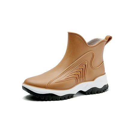 Fangasis Women s Garden Shoes Waterproof Rubber Boot Slip Resistant Rain Boots Womens Work Shoe Outdoor Fashion Lightweight Rainboot Coffee 6
Fangasis Women s Garden Shoes Waterproof Rubber Boot Slip Resistant Rain Boots Womens Work Shoe Outdoor Fashion Lightweight Rainboot Coffee 6