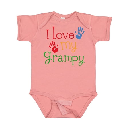 Inktastic I Love My Grampy Grandchild Gift Baby Boy or Baby Girl Bodysuit
