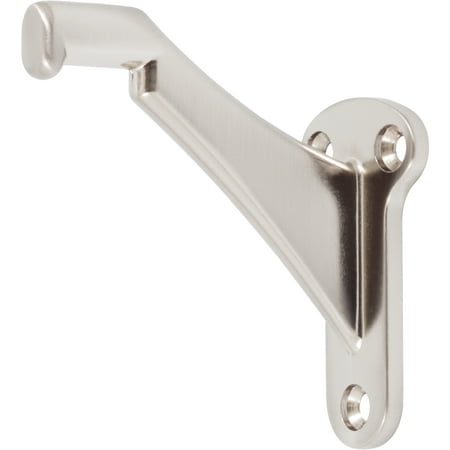 Heavy-Duty Handrail Bracket Satin Nickel by Stone Harbor Hardware