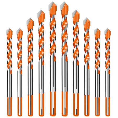 10 Pcs Triple-cornered Masonry Drill Bit Set Multifunctional Concrete Drill Bits Ultimate Drill Bits Cement Drill Bits
10 Pcs Triple-cornered Masonry Drill Bit Set Multifunctional Concrete Drill Bits Ultimate Drill Bits Cement Drill Bits