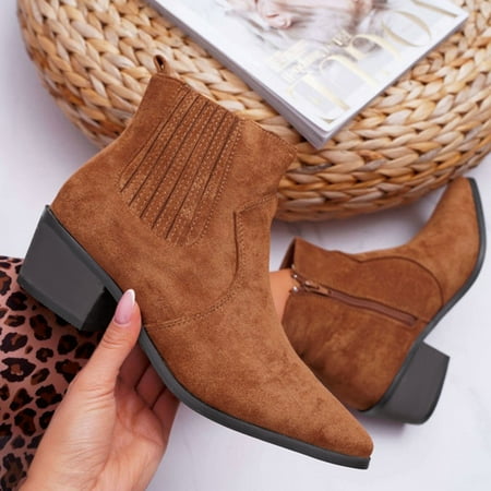 NECHOLOGY Snake Boots Women Heel Vintage Women s Round Squared Winter Boots UP Fashion Toe Zip Suede Boots for Women Brown 8.5
NECHOLOGY Snake Boots Women Heel Vintage Women s Round Squared Winter Boots UP Fashion Toe Zip Suede Boots for Women Brown 8.5