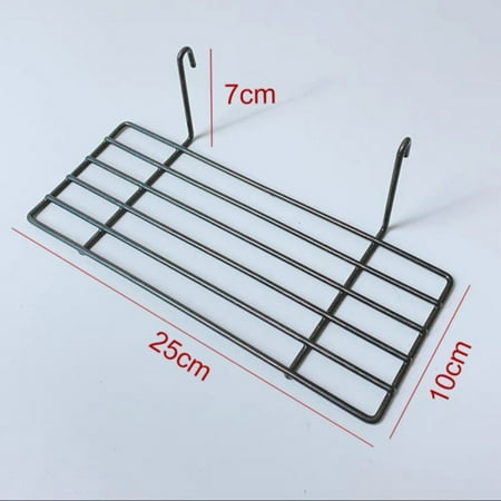 ALSLIAO Grid shelving tray hanging basket Hanging iron art storage basket