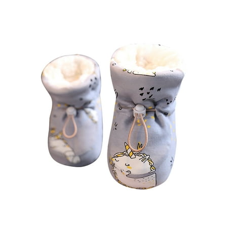 Kesitin Newborn Toddler Sock Slipper First Walker Cotton Boots Cartoon Winter Bootie Warm Cute Crib Shoes Indoor Plush Lining Ankle Boot Gray 6C
Kesitin Newborn Toddler Sock Slipper First Walker Cotton Boots Cartoon Winter Bootie Warm Cute Crib Shoes Indoor Plush Lining Ankle Boot Gray 6C