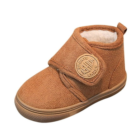 Fashion Winter Children Boots Boys Girls Flat Bottoms Non-Slip Solid Color Plush Warm Hook Loop Comfortable
Fashion Winter Children Boots Boys Girls Flat Bottoms Non-Slip Solid Color Plush Warm Hook Loop Comfortable