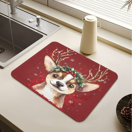 Watercolor Painting Of A Cute Dog Drying Mat Diatomaceous Earth Super Absorbent Slip Rubber Sole Heat Resistant 230 Degrees Fahrenheit 23.6×19.7in
Watercolor Painting Of A Cute Dog Drying Mat Diatomaceous Earth Super Absorbent Slip Rubber Sole Heat Resistant 230 Degrees Fahrenheit 23.6×19.7in