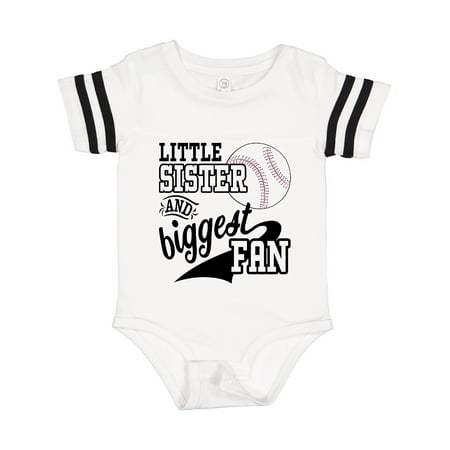 Inktastic Little Sister and Biggest Baseball Fan Gift Baby Boy or Baby Girl Bodysuit
Inktastic Little Sister and Biggest Baseball Fan Gift Baby Boy or Baby Girl Bodysuit