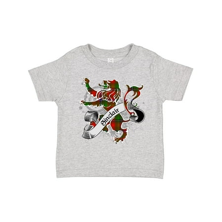 Inktastic Sinclair Tartan Lion Gift Toddler Boy or Toddler Girl T-Shirt