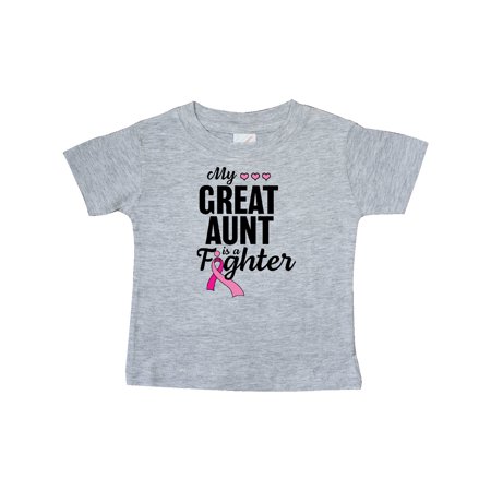 Inktastic Breast Cancer Awareness My Great Aunt is a Fighter Gift Baby Boy or Baby Girl T-Shirt
Inktastic Breast Cancer Awareness My Great Aunt is a Fighter Gift Baby Boy or Baby Girl T-Shirt