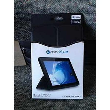 Refurbished MARBLUE MicroShell Folio for Kindle Fire HDX 7 BLACK #KLMF21