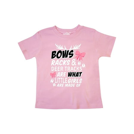 Inktastic Hunting Season Bows Racks & Deer Gift Toddler Toddler Girl T-Shirt