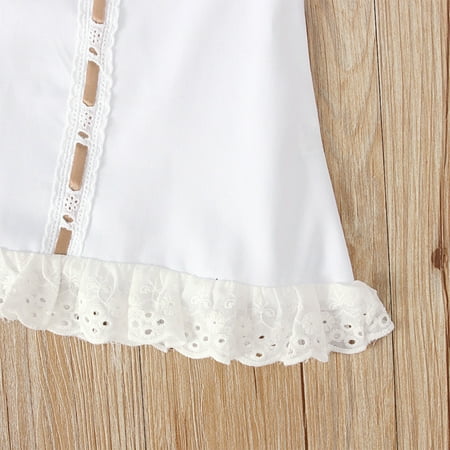 TOWED22 Holiday Baby Girl Outfit Toddler Baby Girls Summer Strap Sleeveeless Romper Bodysuit Drawstring Shorts 2Pcs Cotton Clothes Set White
TOWED22 Holiday Baby Girl Outfit Toddler Baby Girls Summer Strap Sleeveeless Romper Bodysuit Drawstring Shorts 2Pcs Cotton Clothes Set White