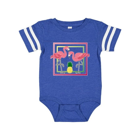 Inktastic Pineapple And Flamingos Gift Baby Boy or Baby Girl Bodysuit