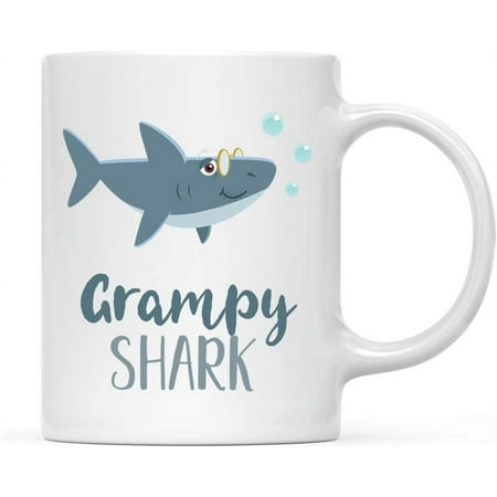 Andaz Press Baby Shark Family 11oz. Coffee Mug Gift Grampy Shark 1-Pack Shark Do Do Do Gift Idea Birthday Christmas Gifts for Grampy
Andaz Press Baby Shark Family 11oz. Coffee Mug Gift Grampy Shark 1-Pack Shark Do Do Do Gift Idea Birthday Christmas Gifts for Grampy