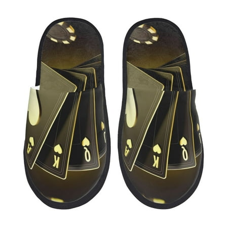 Noikeo Casino Cards 1 Pattern Cozy Slippers Indoor for Women and Mens Fuzzy House Shoes Soft Plush Warm Slip-on Slippers-Large
Noikeo Casino Cards 1 Pattern Cozy Slippers Indoor for Women and Mens Fuzzy House Shoes Soft Plush Warm Slip-on Slippers-Large