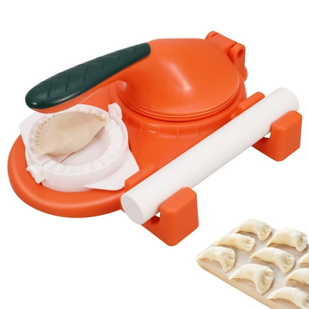 JUNDALIE Dumpling Maker 3 In 1 Dumpling Maker Press Manual Dumpling Skin Wrappers Dumpling Molds Kitchen Dumpling Making Tool for Ravioli Tortilla Dough Baking Pastry(Orange)
JUNDALIE Dumpling Maker 3 In 1 Dumpling Maker Press Manual Dumpling Skin Wrappers Dumpling Molds Kitchen Dumpling Making Tool for Ravioli Tortilla Dough Baking Pastry(Orange)