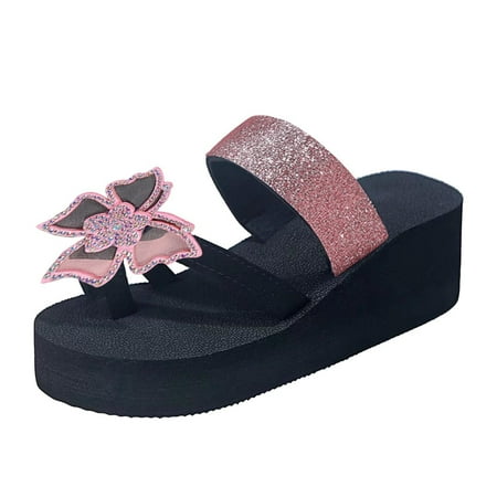 Kukoosong Wedge Sandals for Women Rhinestone Slope Heel Open Toe Bow-Knot Slippers Clip-Toe Shoes Comfy Sandals Casual Comfortable Beach Sandals Flip Flop Shoes Sandals Women Pink 40
Kukoosong Wedge Sandals for Women Rhinestone Slope Heel Open Toe Bow-Knot Slippers Clip-Toe Shoes Comfy Sandals Casual Comfortable Beach Sandals Flip Flop Shoes Sandals Women Pink 40