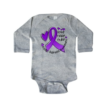 Inktastic Love Care Cure Cystic Fibrosis Awareness Purple Ribbon Gift Baby Boy or Baby Girl Long Sleeve Bodysuit
Inktastic Love Care Cure Cystic Fibrosis Awareness Purple Ribbon Gift Baby Boy or Baby Girl Long Sleeve Bodysuit