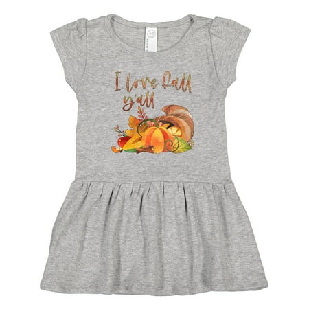 Inktastic I Love Fall Y all Cornucopia Design with Autumn Leaves Gift Toddler Girl Dress
Inktastic I Love Fall Y all Cornucopia Design with Autumn Leaves Gift Toddler Girl Dress