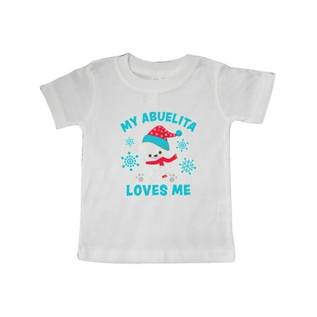 Inktastic Polar Bear My Abuelita Loves Me in Santa Hat with Snowflakes Gift Baby Boy or Baby Girl T-Shirt
Inktastic Polar Bear My Abuelita Loves Me in Santa Hat with Snowflakes Gift Baby Boy or Baby Girl T-Shirt
