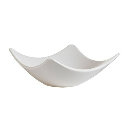 Sushia Square Dish 10-1/2 Sq. X 3-3/4 H Porcelain Bone White 12 packs
