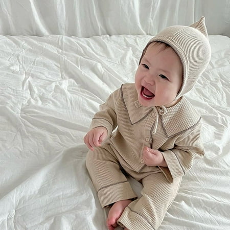 Hunpta Newborn Infant Baby Girls Boys Autumn Solid Long Sleeve Shirt Long Pants Set Sleepwear Outfits Clothes
Hunpta Newborn Infant Baby Girls Boys Autumn Solid Long Sleeve Shirt Long Pants Set Sleepwear Outfits Clothes