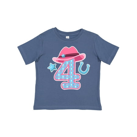 Inktastic Four with Cowgirl Hat Star and Horseshoe Gift Toddler Toddler Girl T-Shirt
Inktastic Four with Cowgirl Hat Star and Horseshoe Gift Toddler Toddler Girl T-Shirt