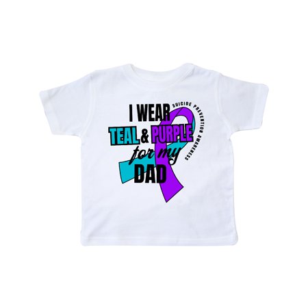 Inktastic Suicide Prevention I Wear Teal and Purple for My Dad Gift Toddler Boy or Toddler Girl T-Shirt
Inktastic Suicide Prevention I Wear Teal and Purple for My Dad Gift Toddler Boy or Toddler Girl T-Shirt