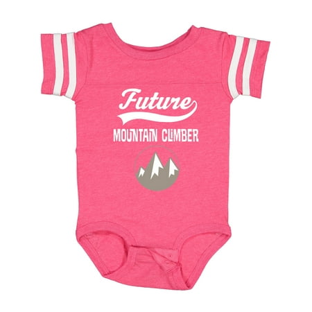 Inktastic Future Mountain Climber Hiking Gift Baby Boy or Baby Girl Bodysuit