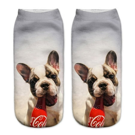1 Pair 3D Printed Socks Puppy Dog Low Cut Socks Printing Style Male Female Christmas Wear
1 Pair 3D Printed Socks Puppy Dog Low Cut Socks Printing Style Male Female Christmas Wear