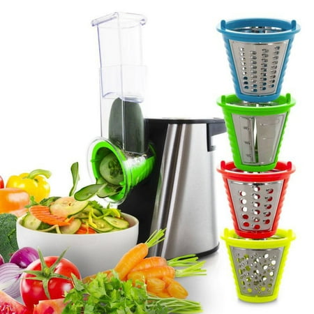 4 In 1 Stainless Steel Electric Salad Maker Home One-Touch Control W/Attachments
4 In 1 Stainless Steel Electric Salad Maker Home One-Touch Control W/Attachments