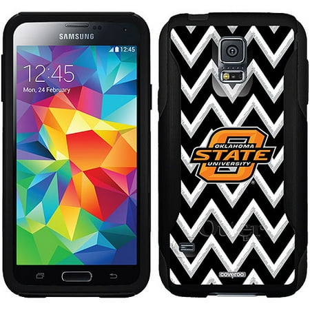 Oklahoma State Sketchy Chevron Design on OtterBox Commuter Series Case for Samsung Galaxy S5