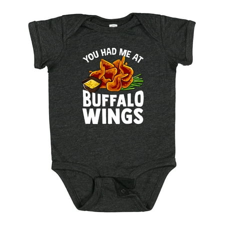 Inktastic Buffalo Wings Game Day Snack Gift Baby Boy or Baby Girl Bodysuit